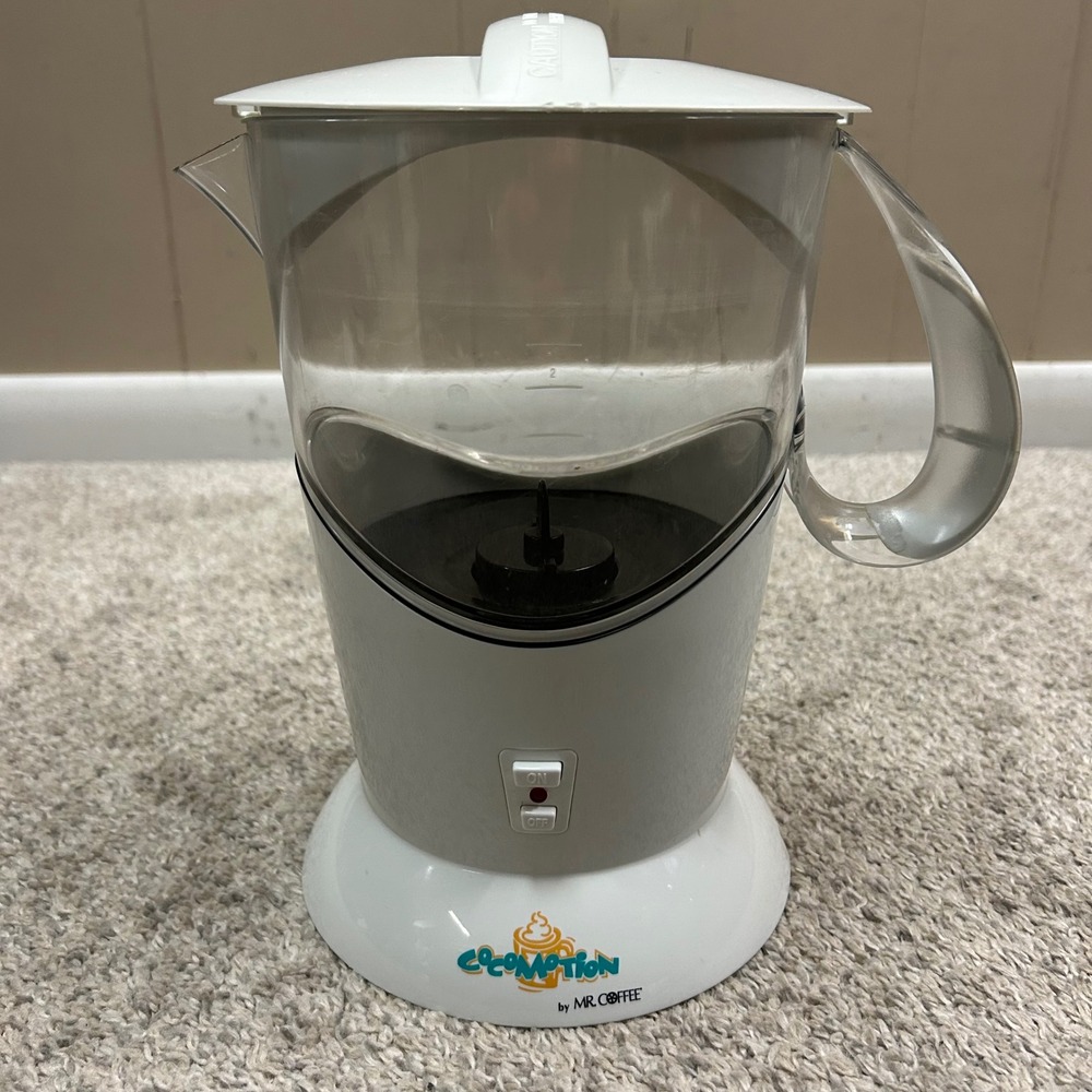 Mr.‎ Coffee Cocomotion Hot Cocoa Maker HC4 White Clear Electric Beverage Maker